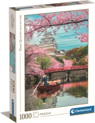 Puzzle Clementoni castillo de Himeji en primavera 1000 piezas