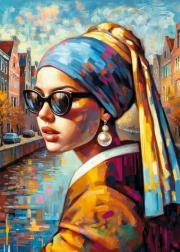 Cherry Pazzi Puzzle La joven de la perla 1000 piezas