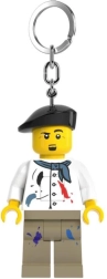 Llavero luminoso LEGO – minifigura Pintor con luz LED