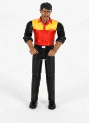 Bruder figura de conductor de DHL
