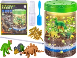 Terrario infantil con dinosaurios con luz nocturna LED - 1 unidad