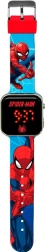 Reloj LED con calendario de Spiderman