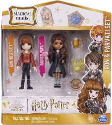 Harry Potter Magical Minis set de 2 figuras Ron y Parvati con accesorios