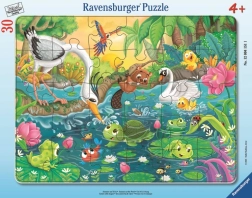 Puzzle Ravensburger diversión veraniega junto al agua 30 piezas