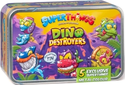 SuperThings Dino Destroyers set exclusivo lata plateada