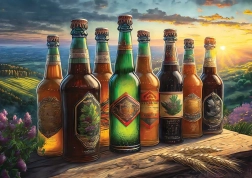 Puzle ART PUZZLE botellas de cerveza retro 1000 piezas