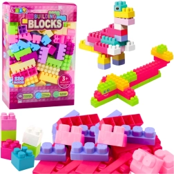 Bloques de construcción de colores, 230 uds. en una práctica caja