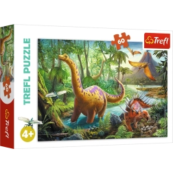 Puzzle Trefl Dinosaurios 60 piezas