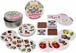 Juegos de Kubík con animalitos – juego de cartas 3 en 1