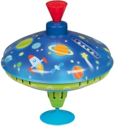 Peonza cósmica con luces LED