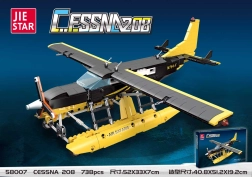 Set de construcción avión 739 piezas