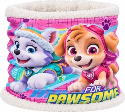 Gorro de cuello infantil Patrulla Canina Skye y Everest – Blanco