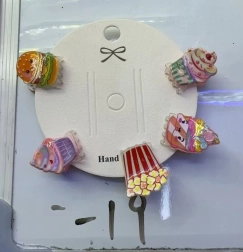 Horquillas para el pelo - dulces, set de 5 uds