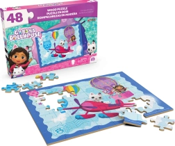 Puzle de madera Gabby’s Dollhouse 48 piezas