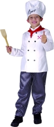 Disfraz infantil de carnaval cocinero 110–120 cm