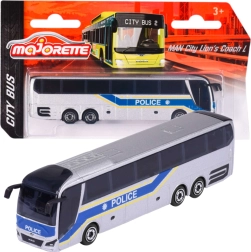Autobús urbano MAN Lion's City C gris – policial