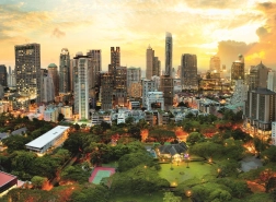 Puzzle Puesta de sol en Bangkok 3000 piezas