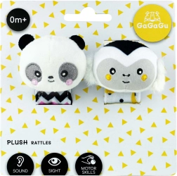 Sonajeros de muñeca GaGaGu Mono y Panda