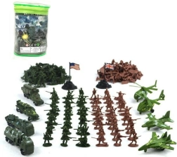 Set de soldados con accesorios (210 piezas)