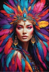 Puzzle Princesa India 1000 Piezas