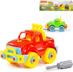 Jeep infantil desmontable con herramientas POLESIE