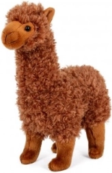 Llama Alpaca de Peluche 30 cm Marrón