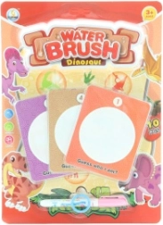 Pintura con agua dinosaurios – set de láminas para colorear con pincel de agua