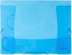 Carpeta con goma A4 azul