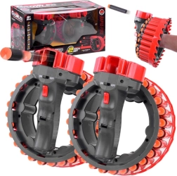 Blásteres eléctricos de espuma GROWLER – set de 2 uds con baterías y dardos con ventosa