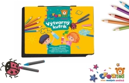 Set creativo de pintura en maletín de plástico