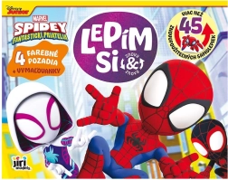 Libro de pegatinas y para colorear de Spidey con pegatinas reutilizables