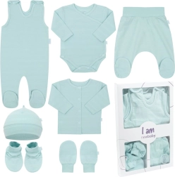 Conjunto para bebé para la maternidad New Baby I AM azul