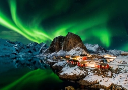 Puzzle Auroras Boreales de 1000 piezas
