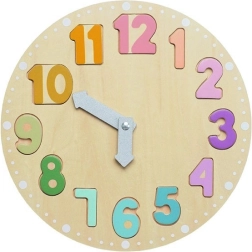 Jabadabado reloj de puzle de madera para niños