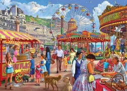 Puzzle Paseo marítimo en Hastings XL 500 piezas