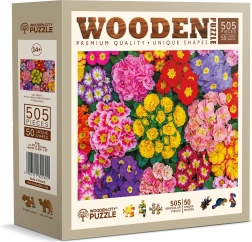 Puzle de madera Flores en flor 505 piezas WOODEN CITY