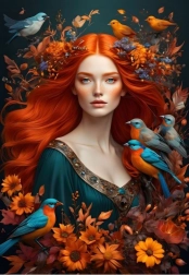 Puzle BLUEBIRD Flora 1000 piezas