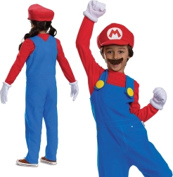 Disfraz infantil de carnaval Super Mario 4–6 años 109–126 cm
