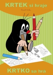 Libro para colorear Topo jugando A4
