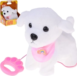 Adorable perrito de peluche interactivo con correa y sonidos