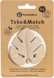 Petite&Mars mordedor de silicona Take&Match desert sand 0m+