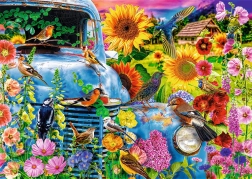 Puzzle TREFL Premium Plus Tea Time – Pájaros cantores 1000 piezas