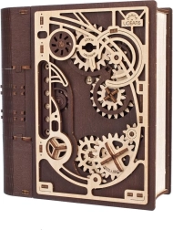 Libro mecánico de madera de los secretos UGEARS puzzle 3D
