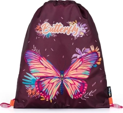 Bolsa para calzado con motivo de mariposa