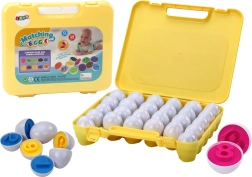 Juguete educativo Huevos encajables para aprender números y colores