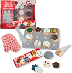 Set de madera para hornear y decorar galletas MELISSA & DOUG Slice & Bake, 29 piezas