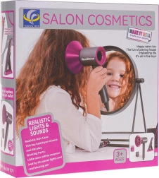 Mega set de pequeña peluquera – set de peluquería interactivo con secador y plancha a pilas