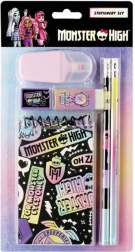 Set escolar Monster High con bloc y material de escritura