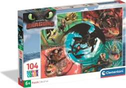 Puzzle Clementoni de 104 piezas Cómo entrenar a tu dragón