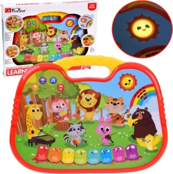 Teclado educativo interactivo con animalitos y melodías